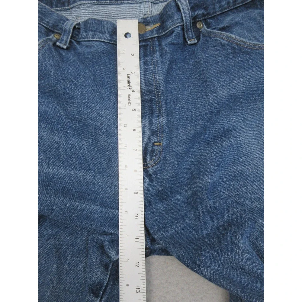Wrangler Authentic Western Jeans Mens 36x30 Blue Medium Wash Regular Fit Denim